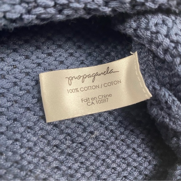 Propaganda Womens Mock Neck Rounded Hem Sweater - Size Small - Picture 9 of 12